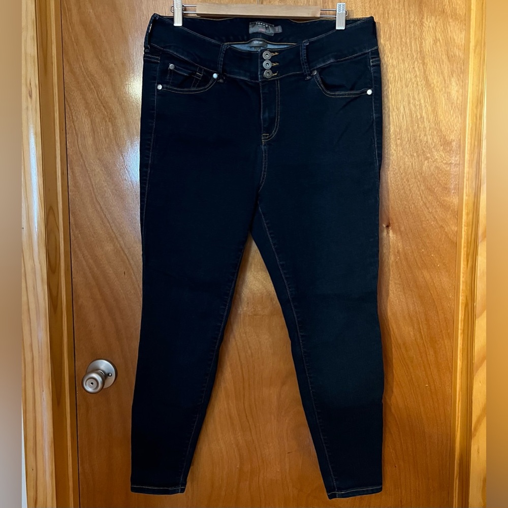 Torrid, 16S, Dark Blue, Skinny Jeans Jegging - EUC - Picture 5 of 9